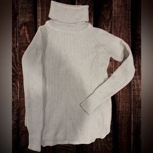 Margaret O'Leary Cream Turtleneck Sweater